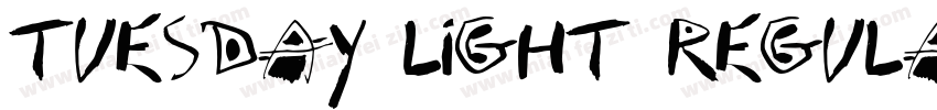 tuesday light regula字体转换